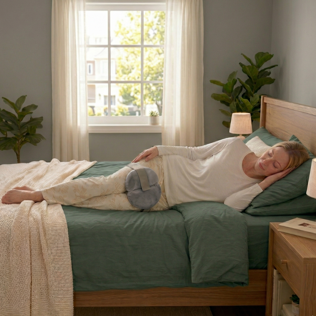 Knee Pillow for Side Sleepers Memory Foam Support