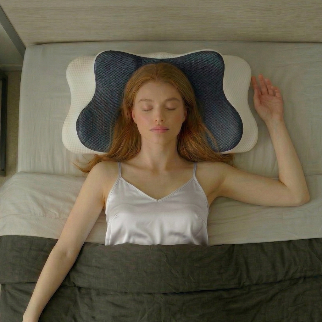 Large Cervical Pillow for Neck Pain and Spine Alignment