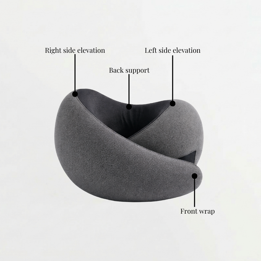 Memory Foam Travel Pillow for Neck Pain