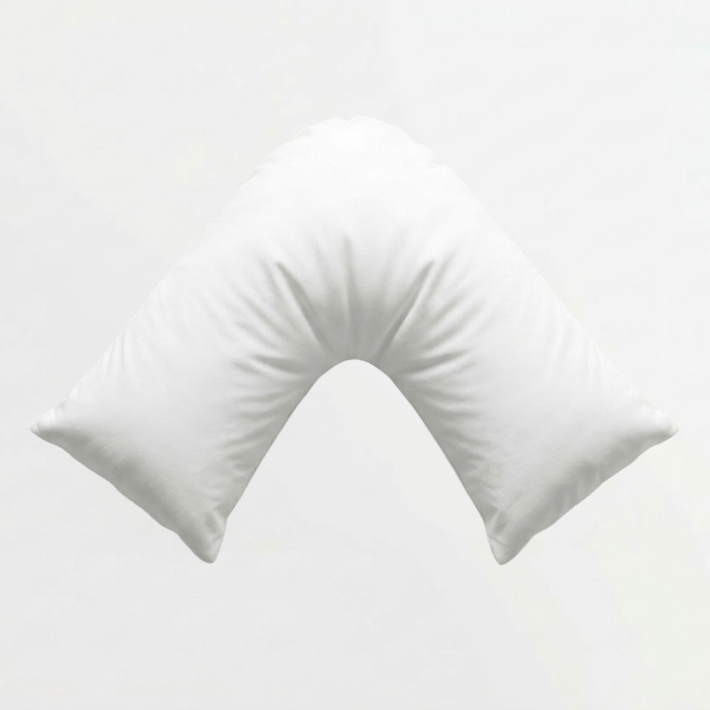 V-Shaped Cervical Pillow for Neck & Back Support While Sitting