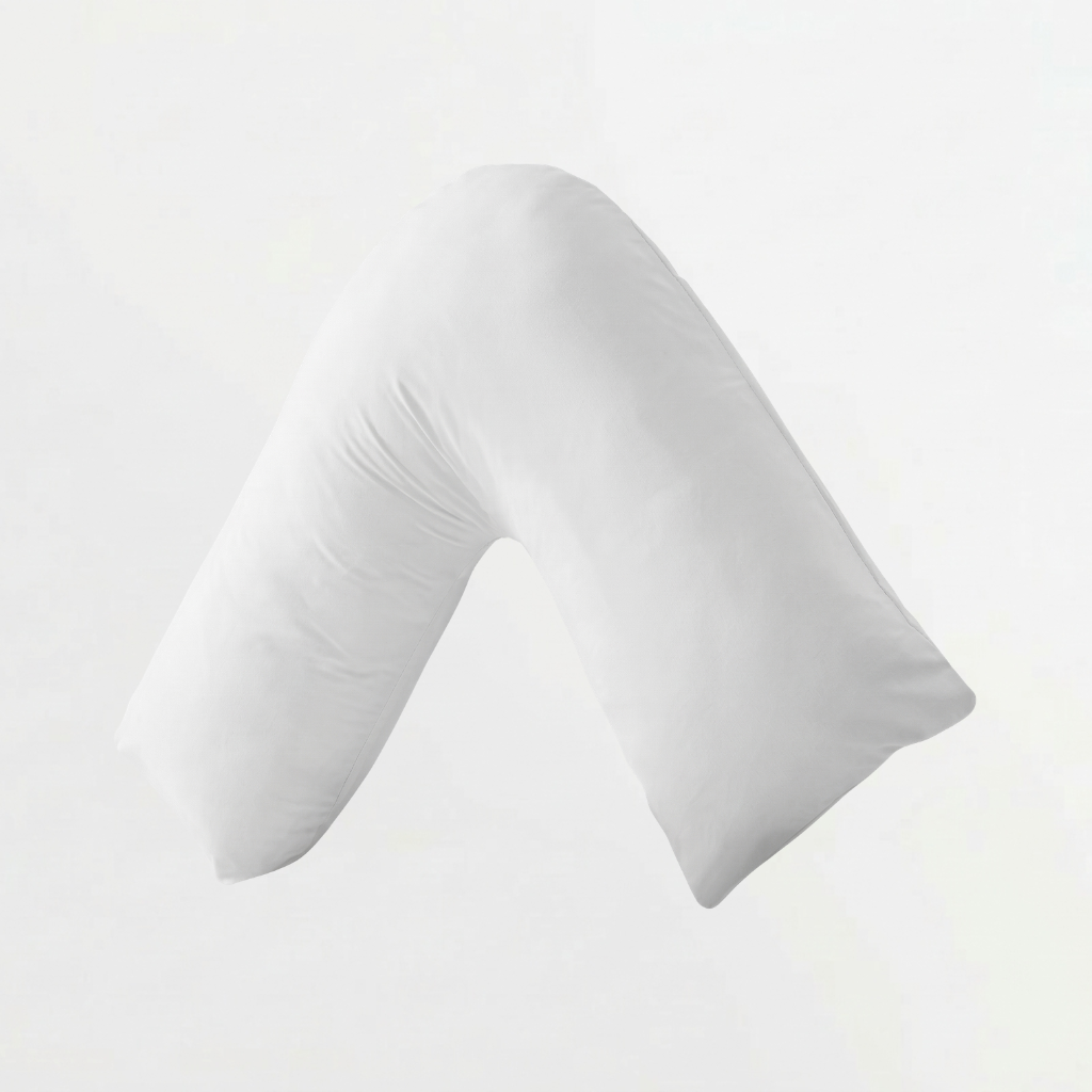 V-Shaped Cervical Pillow for Neck & Back Support While Sitting