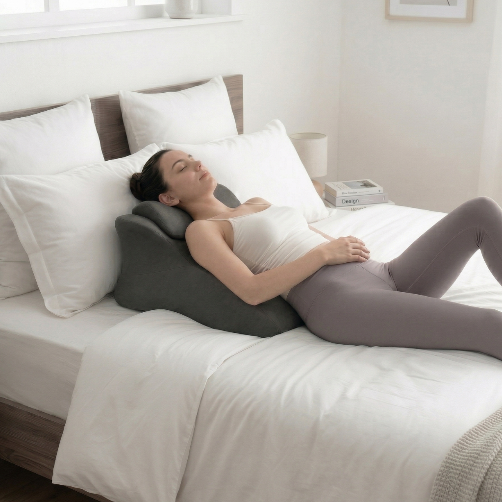 Back Support Wedge Pillow for Bed Comfort